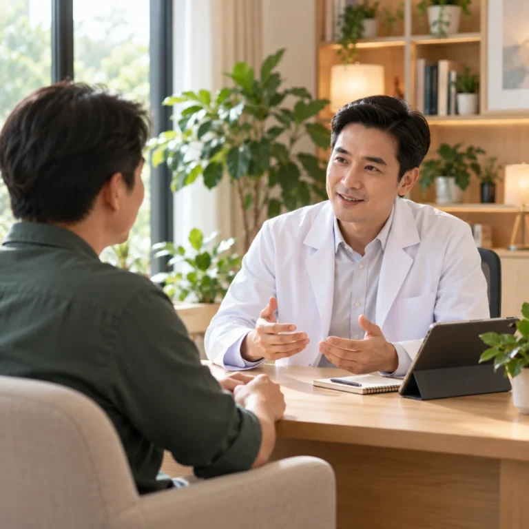 จิตแพทย์ตรวจรักษาและให้คำปรึกษาผู้รับบริการ Mind & Mood Clinic